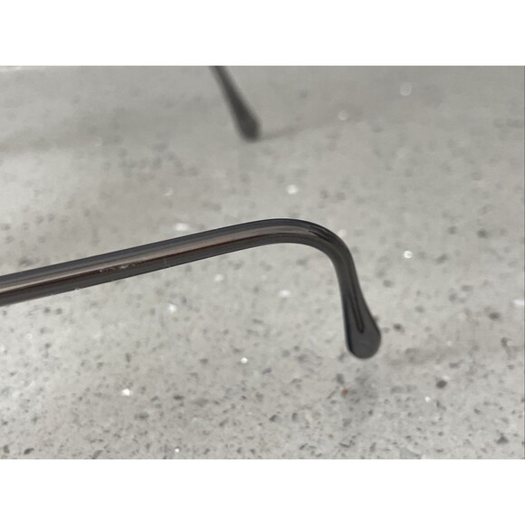 Luxottica Clyde 150 Litegrey Eyeglasses Frames Only Italy full rim aviator main image 14